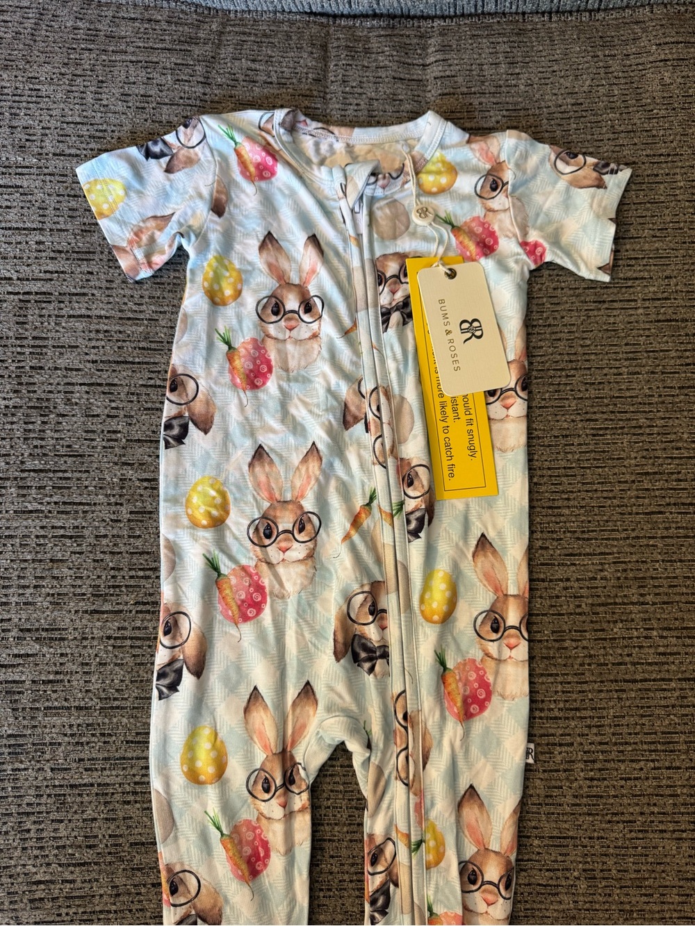 Bums & Roses Bamboo Romper - Picture 2 of 8